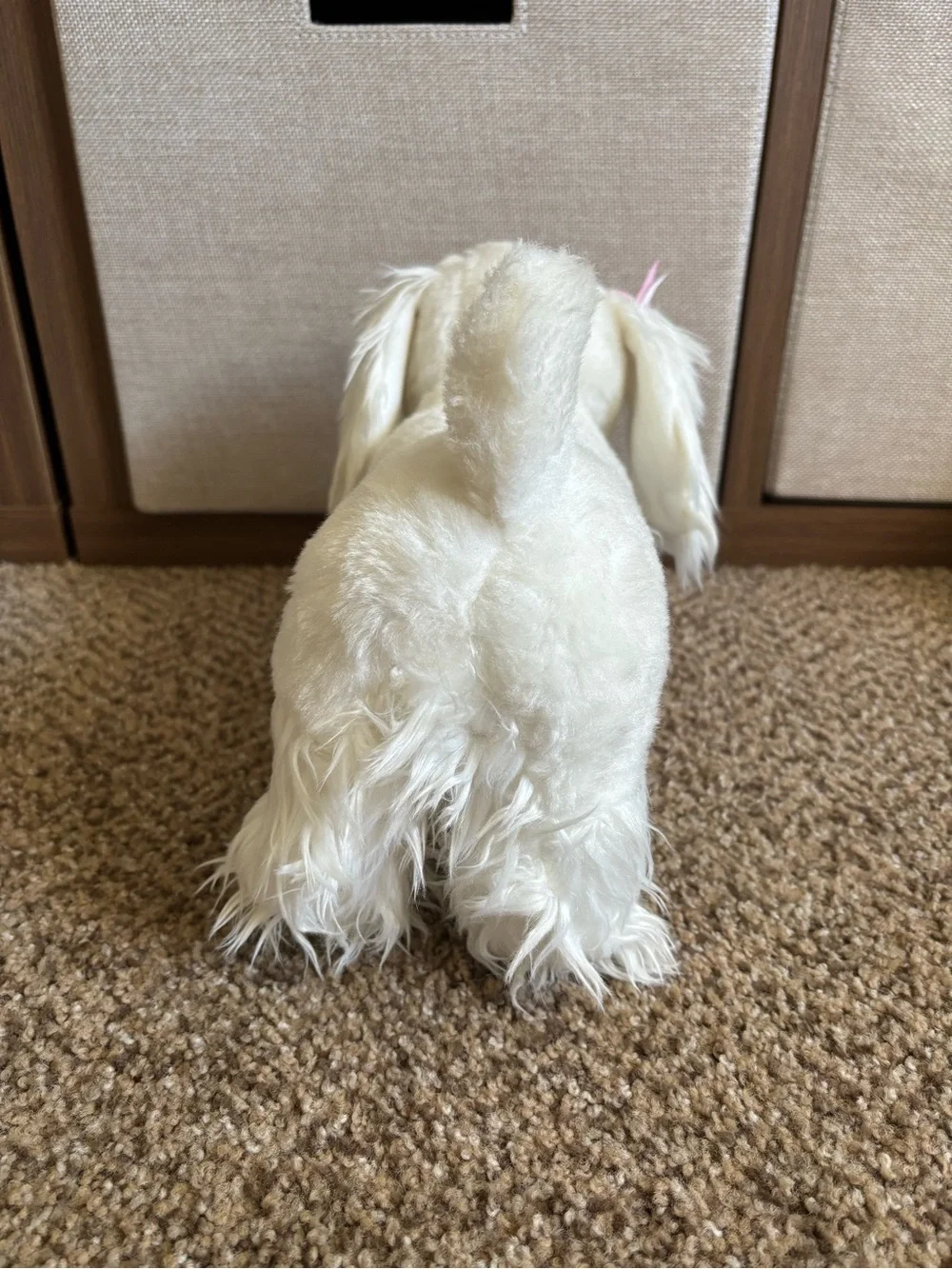 10” Battat Yorkie Maltese Puppy Dog Plush Pink Bow